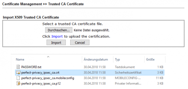 import-zertifikat