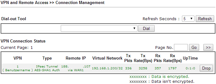 VPN and Remote Access >> Connection Management