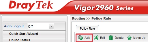 Routing >> Policy Route